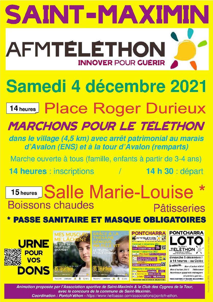 Affiche SAINT MAXIMIN Tlthon 2021 v2 2