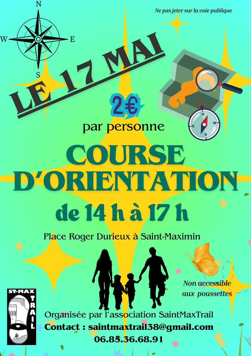 Course d’orientation et Park test BROOKS - samedi 17 mai 2025 à Saint-Maximin